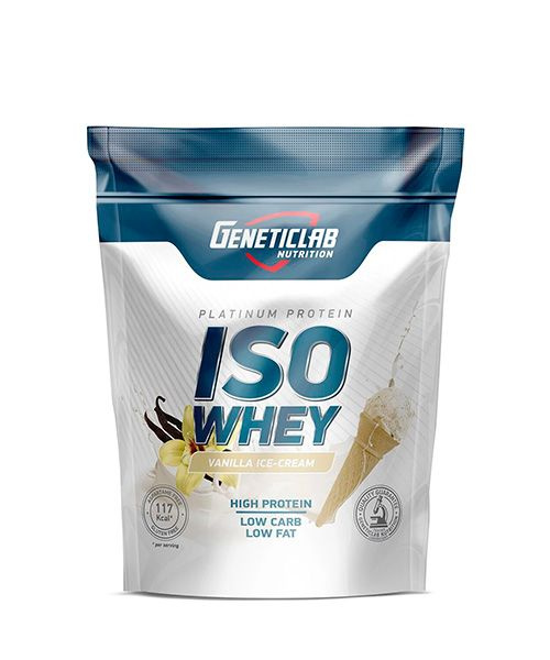 Изолят протеина ISO Whey Genetic LAB 1000 г (Ваниль) - купить с ...