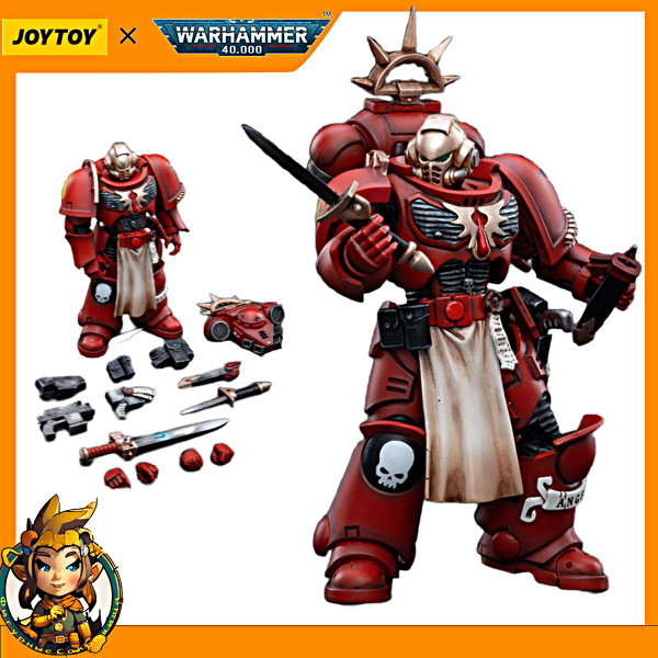 аниме фигурки Warhammer 40000 JOYTOY 1/18 Ветеран Ангелов Крови ...