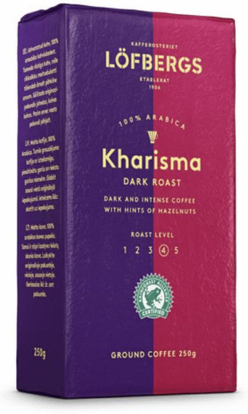 Кофе Лофбергс Харизма молотый 250 грамм - купить с доставкой по ...