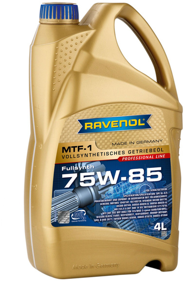 Масло трансмиссионное RAVENOL MTF-1 75W-85 4 л, (4014835719699 ...