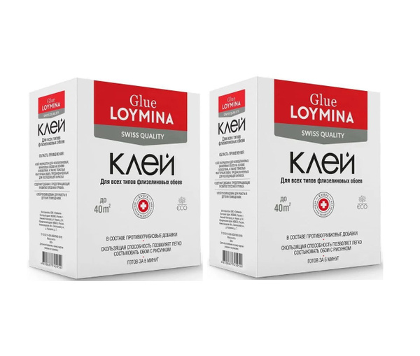 GL-038 Клей обойный LOYMINA флизелиновый 600 гр., (2 шт.) - купить с ...