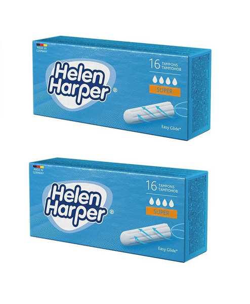 Тампоны Helen Harper Super 16шт * 2 упаковки - купить с доставкой по ...