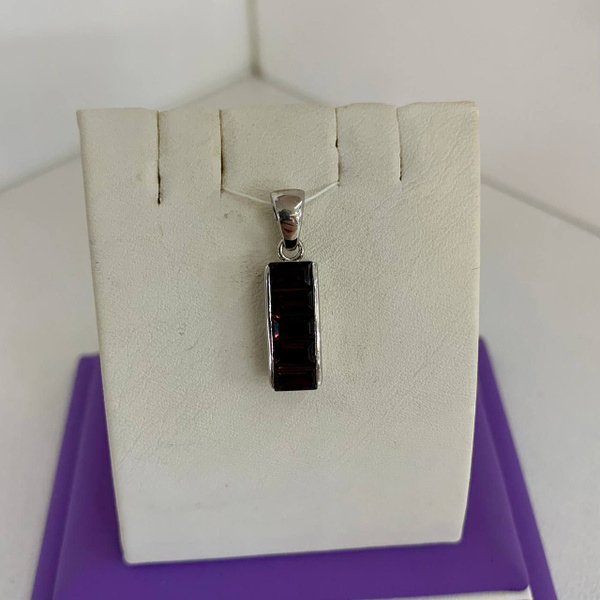 ROYAL GARNETS Подвеска Серебро родированное 925 пробы купить на OZON по ...