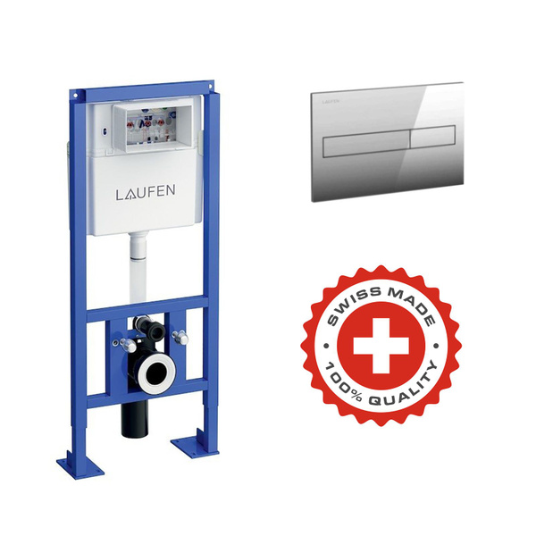 Инсталляция для унитаза Laufen Lis 8.9466.0.000.000.1 с ХРОМИРОВАННОЙ ...