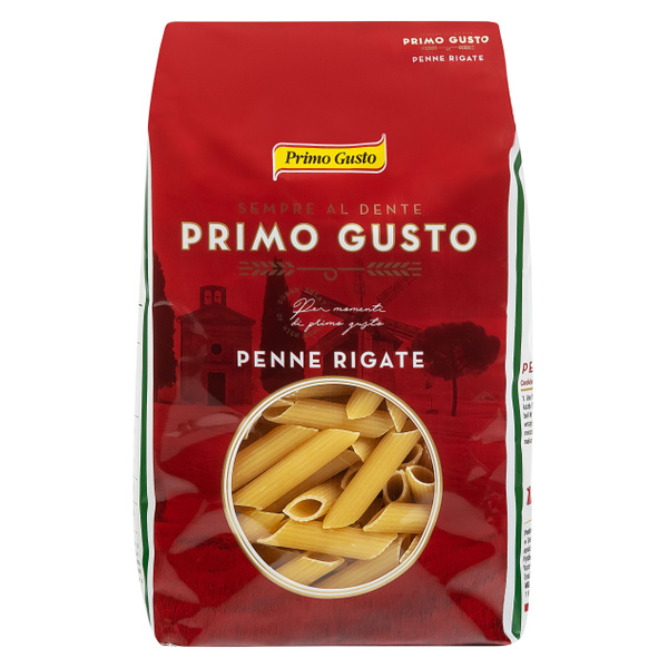 Макароны PRIMO GUSTO из твёрдых сортов пшеницы Пенне Ригате (PENNE ...