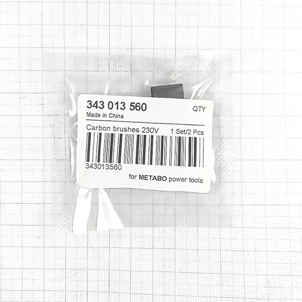 Угольные щетки 343013560 для болгарки (УШМ) METABO W 650-125 купить на ...