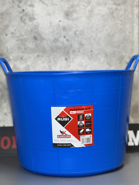 Ведро строительное Rubi FLEXTUBE 40 л купить на OZON по низкой цене ...