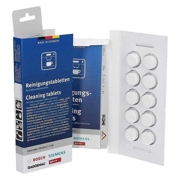 Bosch Cleaning Tablets таблетки для чистки кофемашин 10шт x 2,2г купить ...