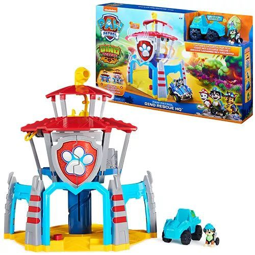 Набор Paw Patrol Dino Rescue HQ Щенячий патруль Смотровая башня Дино ...