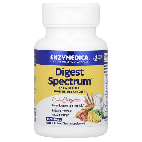Enzymedica Digest Spectrum, 30 капсул / Энзимедика, Ферменты для ...