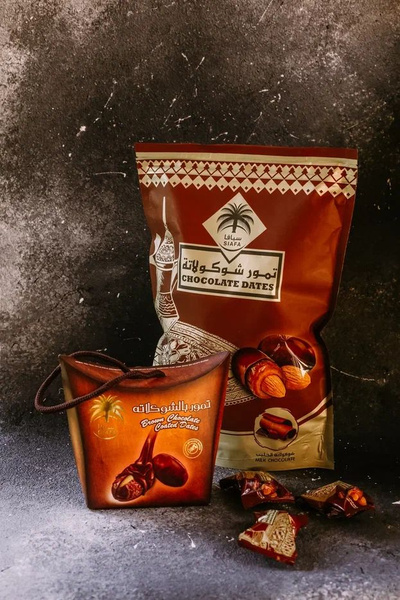 Финики в молочном шоколаде начиненные миндалем Siafa - 500грамм купить ...