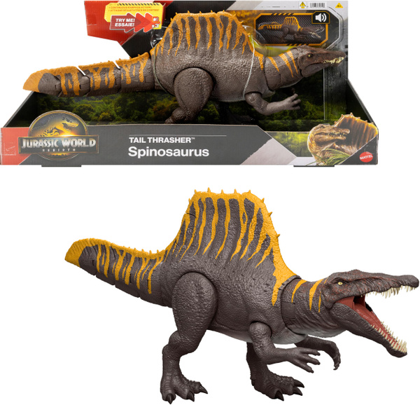 Mattel Jurassic World Rebirth Thrasher Динозавр спинозавр JGB57 купить ...