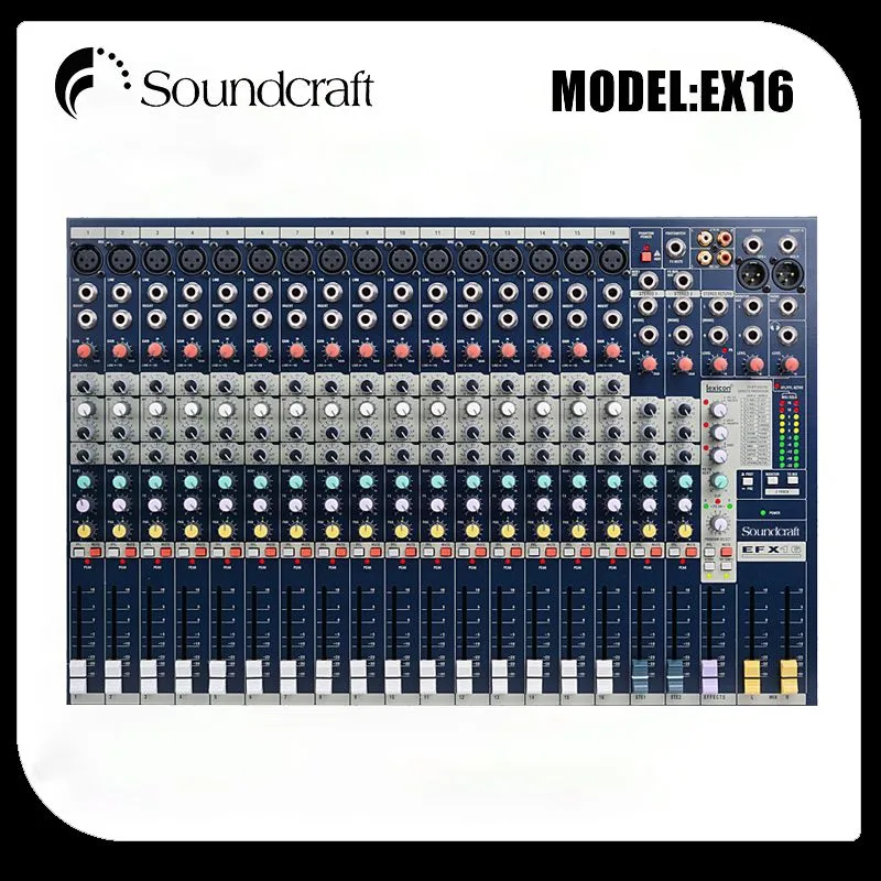 ПрофессиональныемикшерыдлясценическогоисполненияsoundcraftEFX16