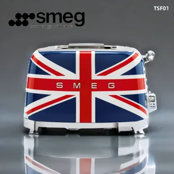 Smeg Хлебопечка Тостер на 2 ломтика;Smeg TSF01;многофункциональный;завтрак 950 Вт, вес выпечки 2400 г, программ 2