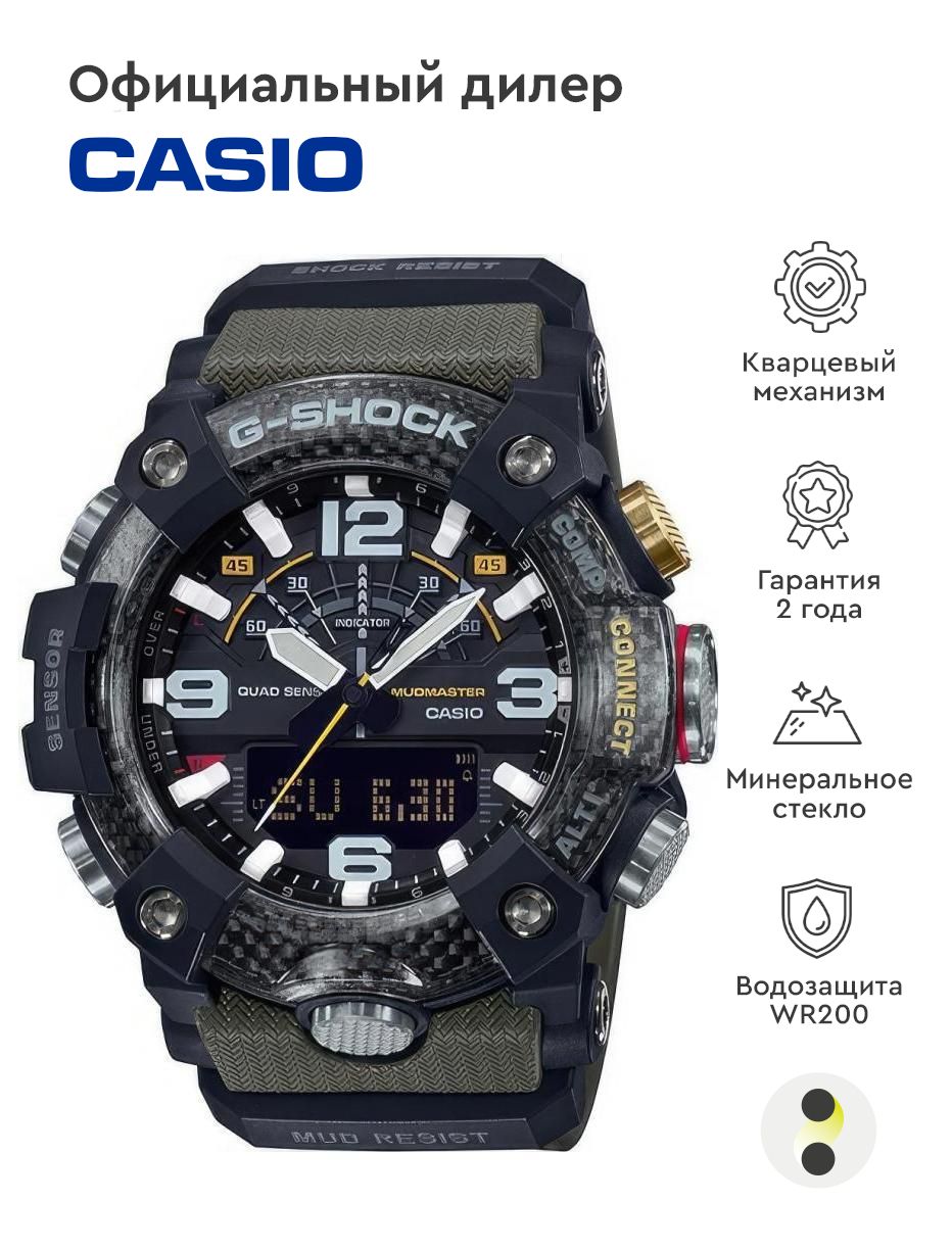 Мужские наручные часы Casio G-Shock GG-B100-1A3 - купить с доставкой по  выгодным ценам в интернет-магазине OZON (769875498)