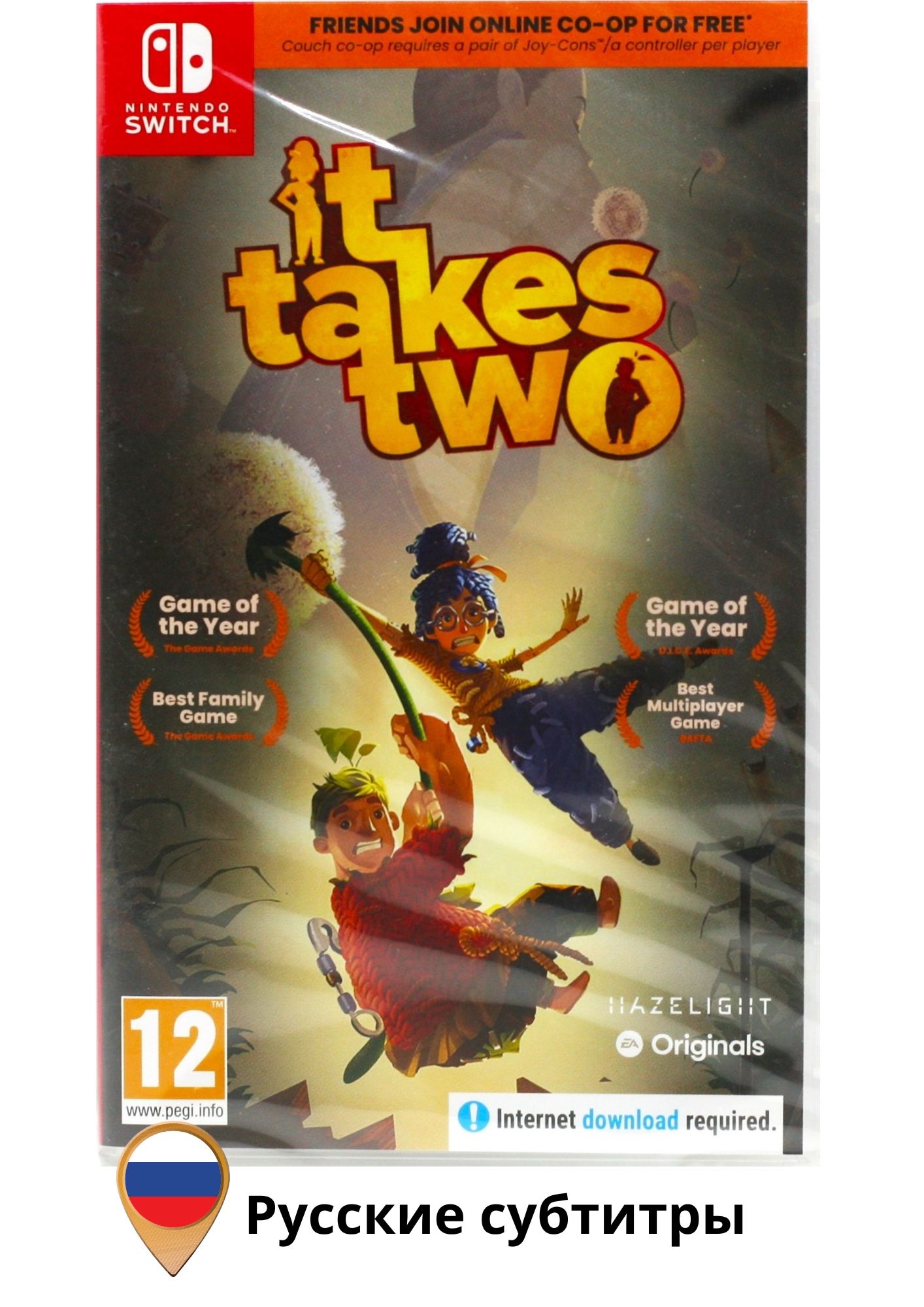 Игра It Takes Two NS (Nintendo Switch, Русские субтитры) купить по низкой  цене с доставкой в интернет-магазине OZON (1409779021)