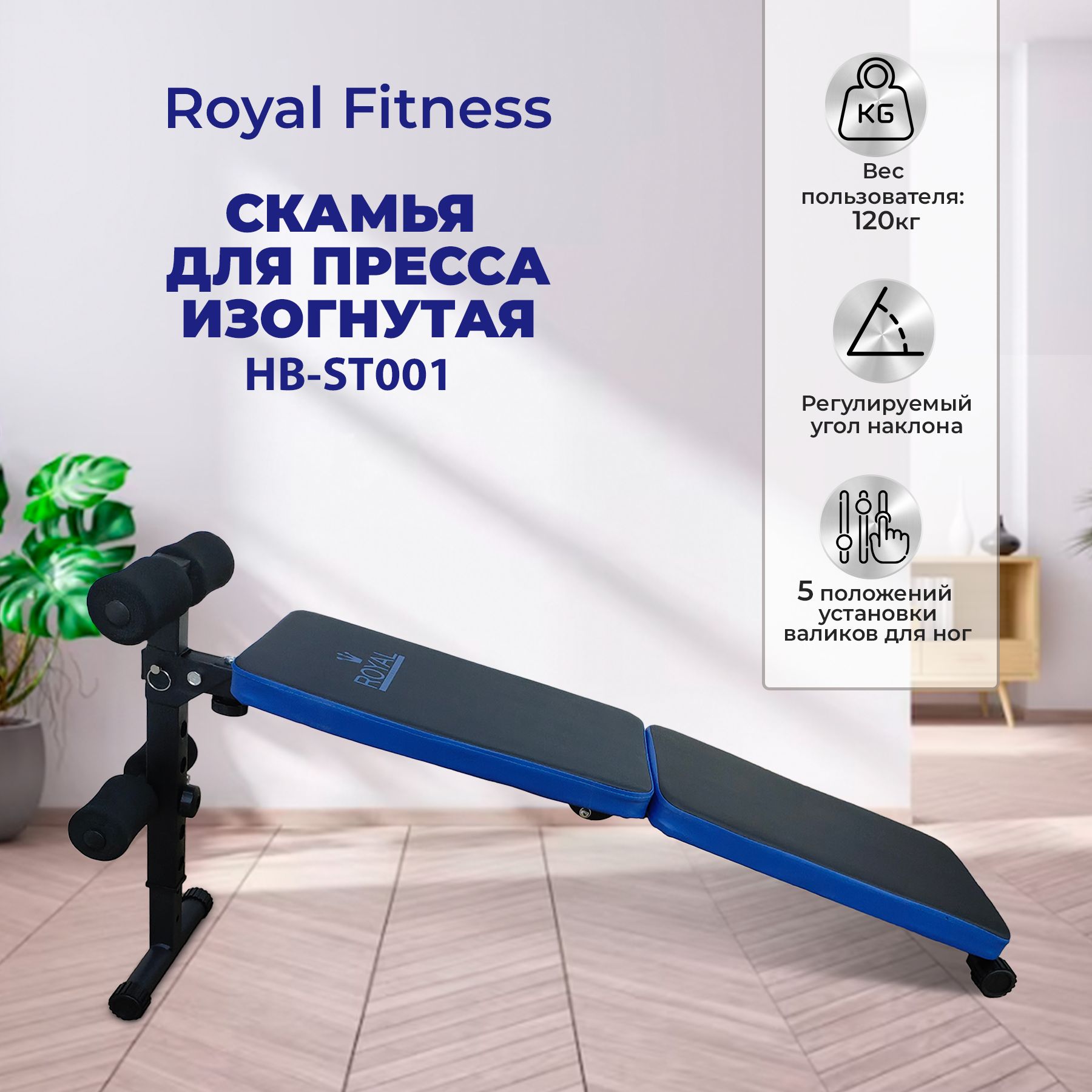 Скамья Royal Fitness Bench 001