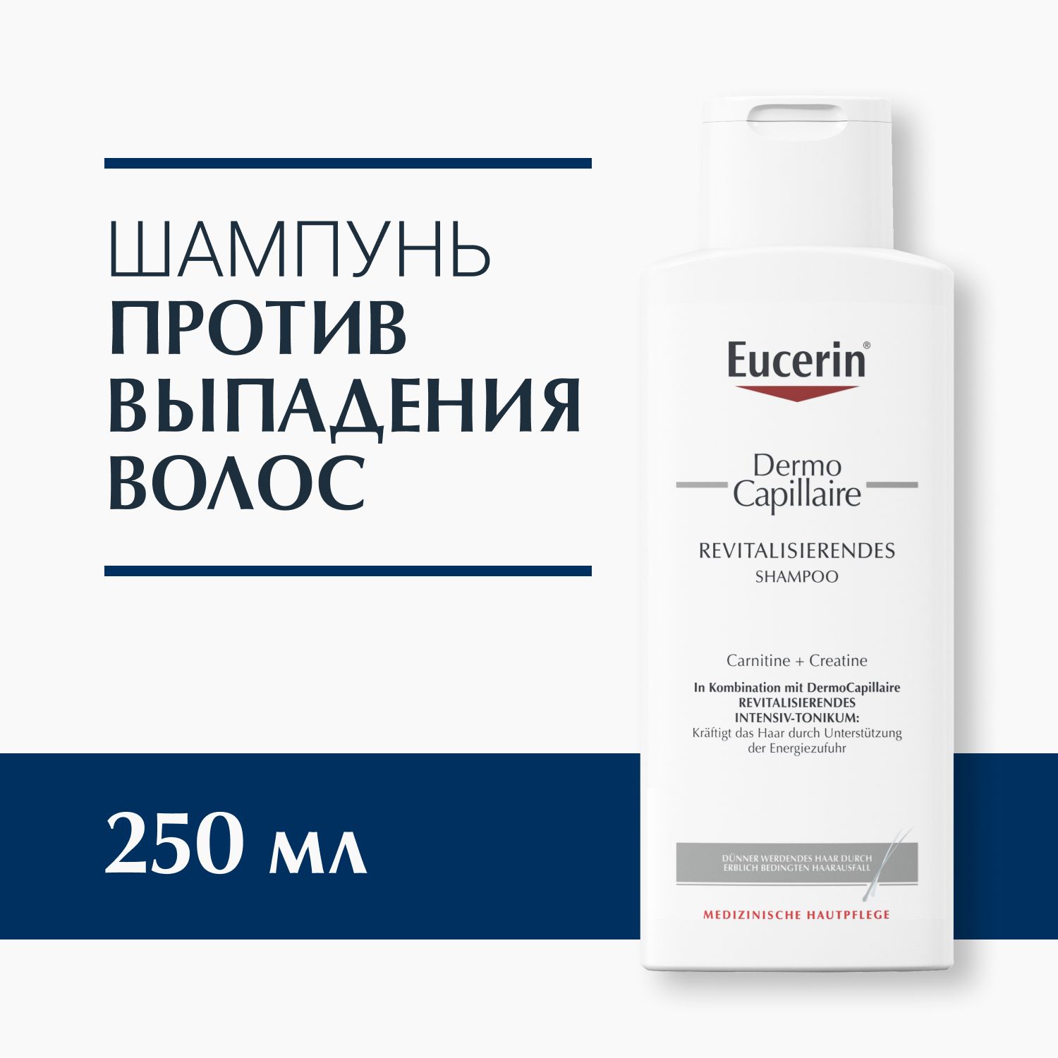 Шампунь против выпадения волос Eucerin DermoCapillaire, 250 мл