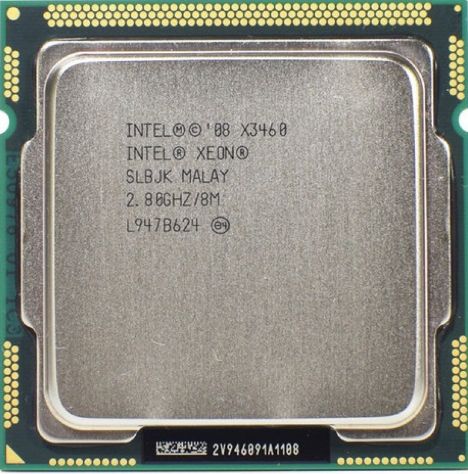 Intel Процессор Xeon X3460 ( 2,8Ghz, LGA1156, 8Mb, 4C/8T ) OEM (без кулера)