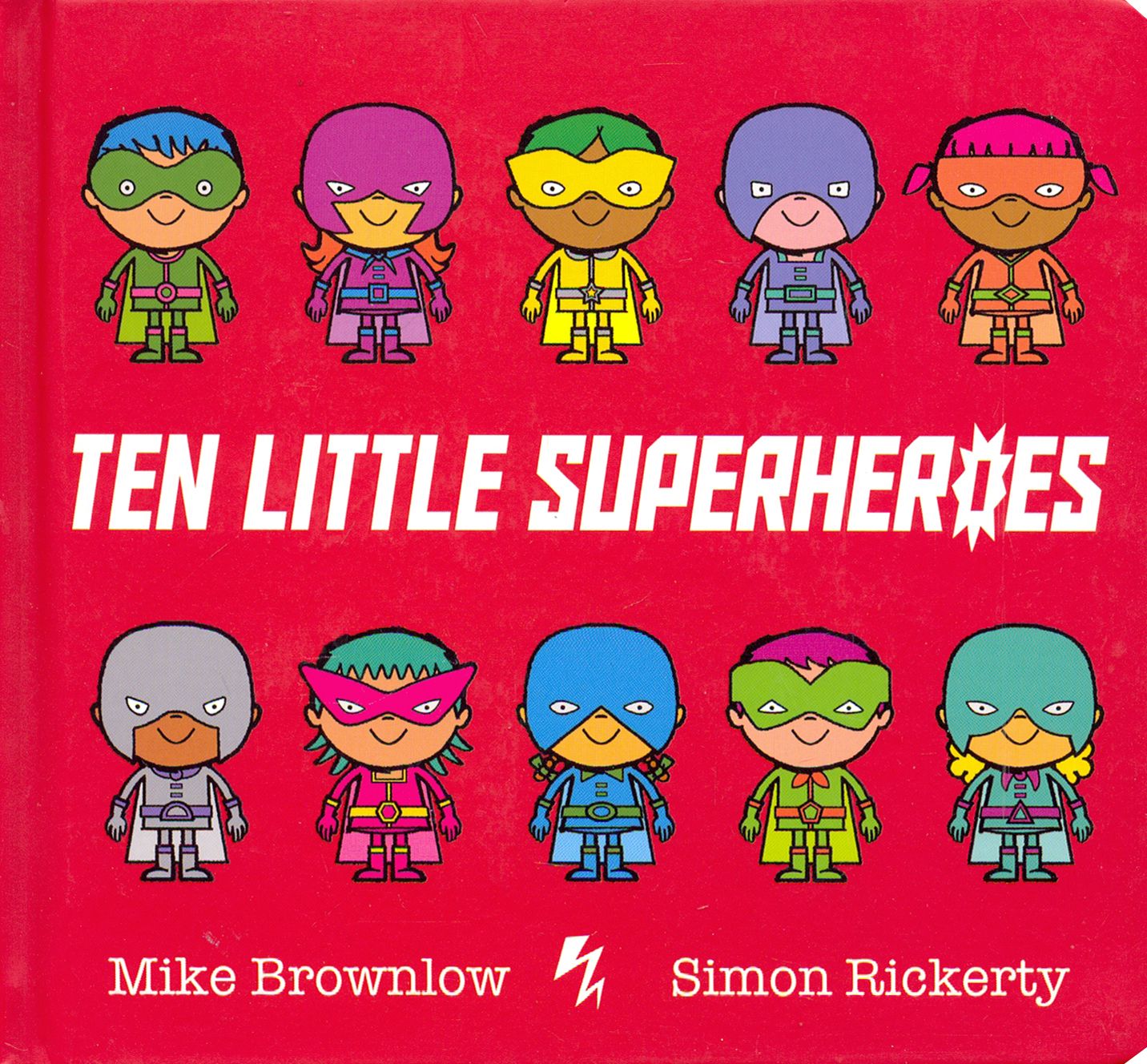 Ten Little Superheroes / Книга на Английском