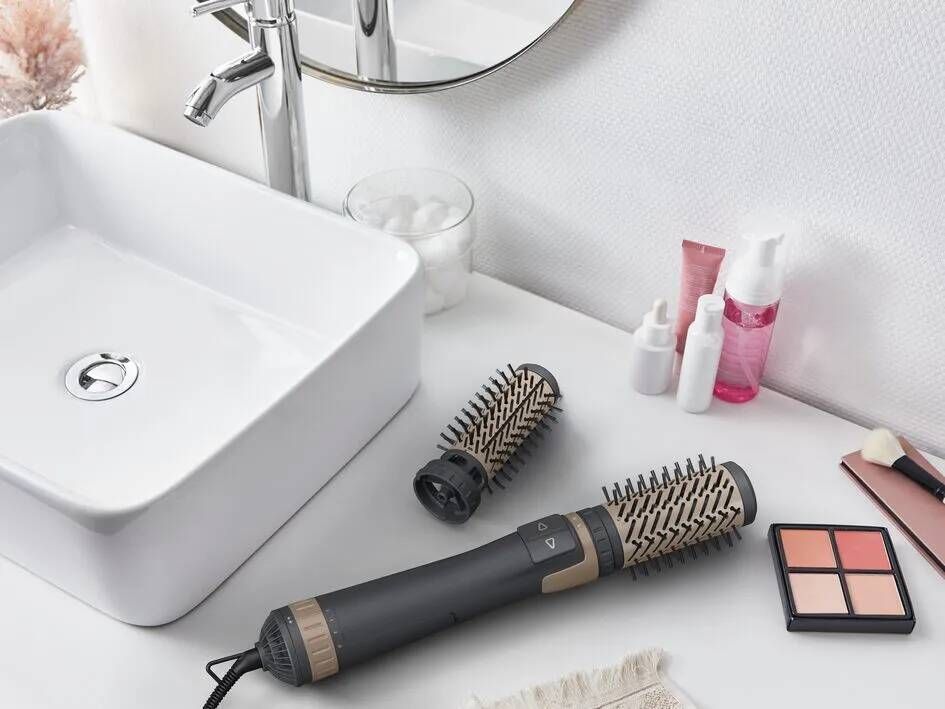Вращающаяся фен-щетка Rowenta Brush Activ Dunes CF9528F0, коричнево-золотой купить на OZON по низкой цене (1655163857)