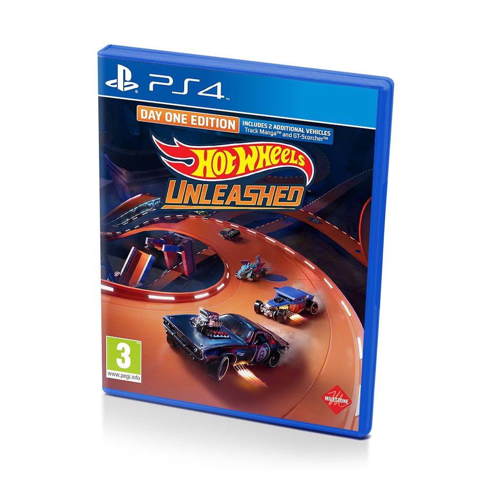 Игра Hot Wheels Unleashed Day One Edition (PlayStation 4, Русские субтитры)