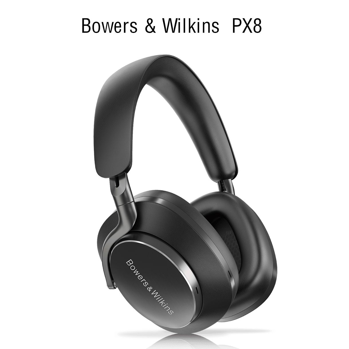 Bowers&WilkinsНаушникибеспроводныесмикрофономBowers&Wilkinspx8,Bluetooth,3.5мм,USBType-C,черный