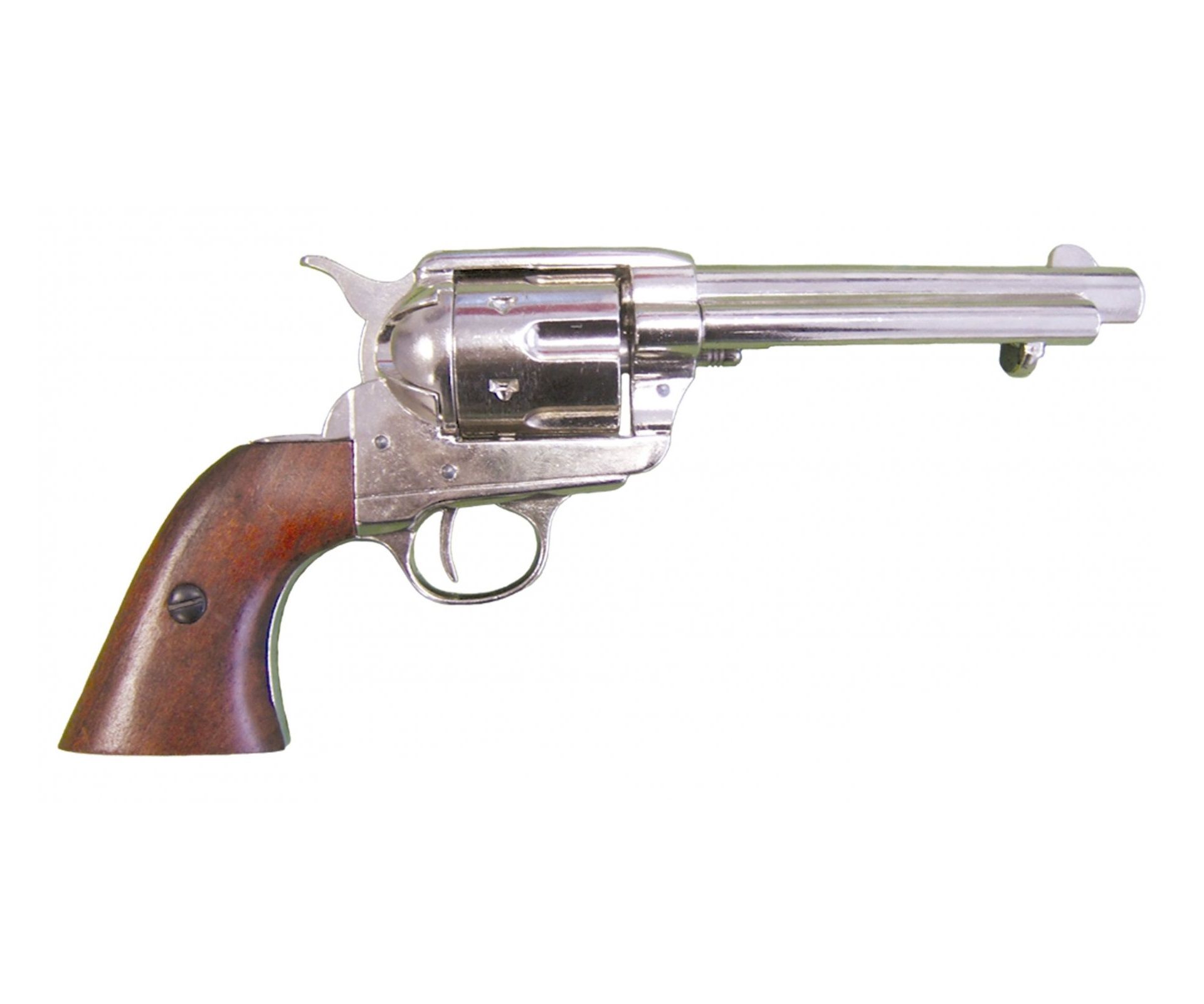 Макет револьвер Colt Peacemaker .45, 5 ", никель (США, 1873 г.) DE-1106-NQ