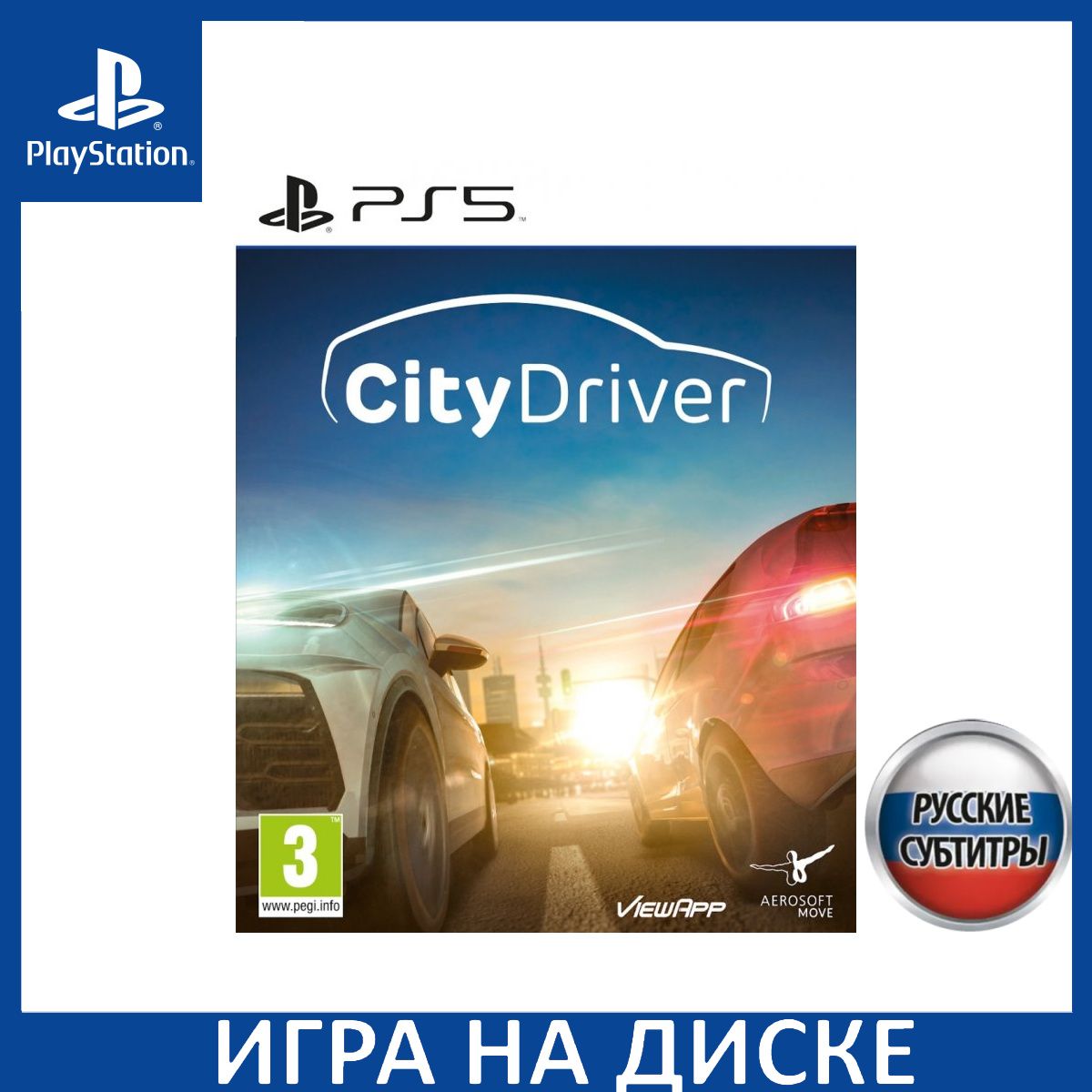 ИграCityDriverPS5РусскаяВерсияДискнаPlayStation5