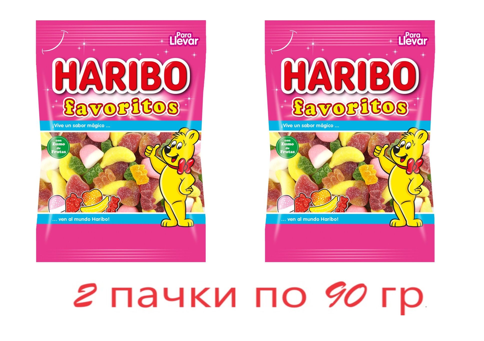 Мармелад жевательный <b>Haribo</b> Favoritos Original в сахаре (90 г)