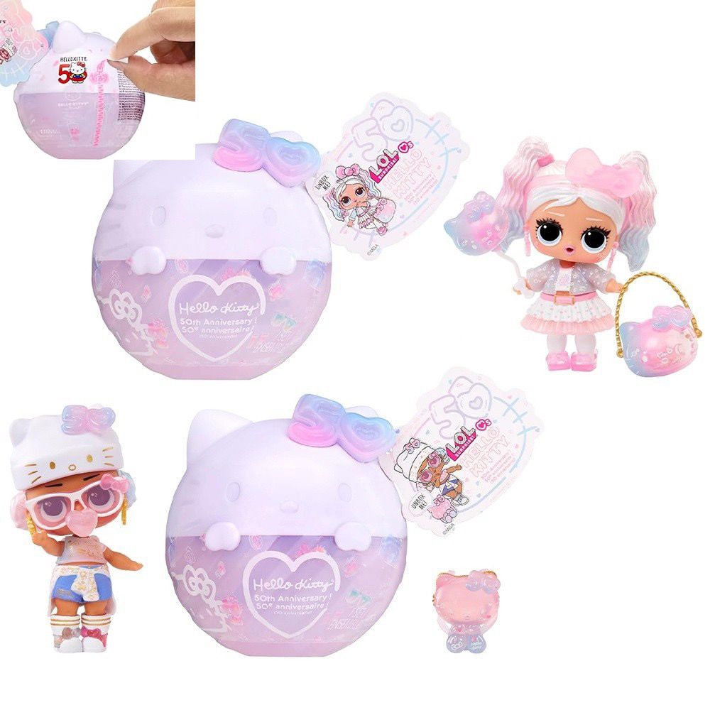 Lol Surprise! Набор из 2 шаров Лол Хеллоу Китти с 2 разными куклами /LOL  Surprise Loves Hello Kitty 594604