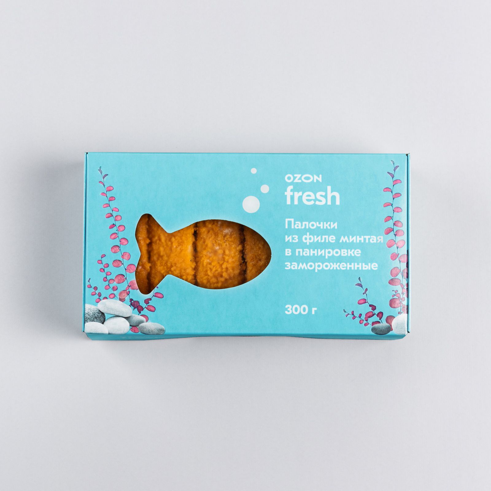 Палочки из филе минтая в панировке Ozon fresh, замороженные, 300 г - купить  с доставкой по выгодным ценам в интернет-магазине OZON (1418429037)