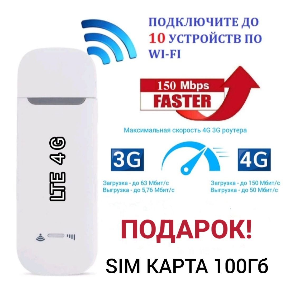 Беспроводной модем LTEC Модем LTE 4G - купить по низкой цене в  интернет-магазине OZON (786436304)