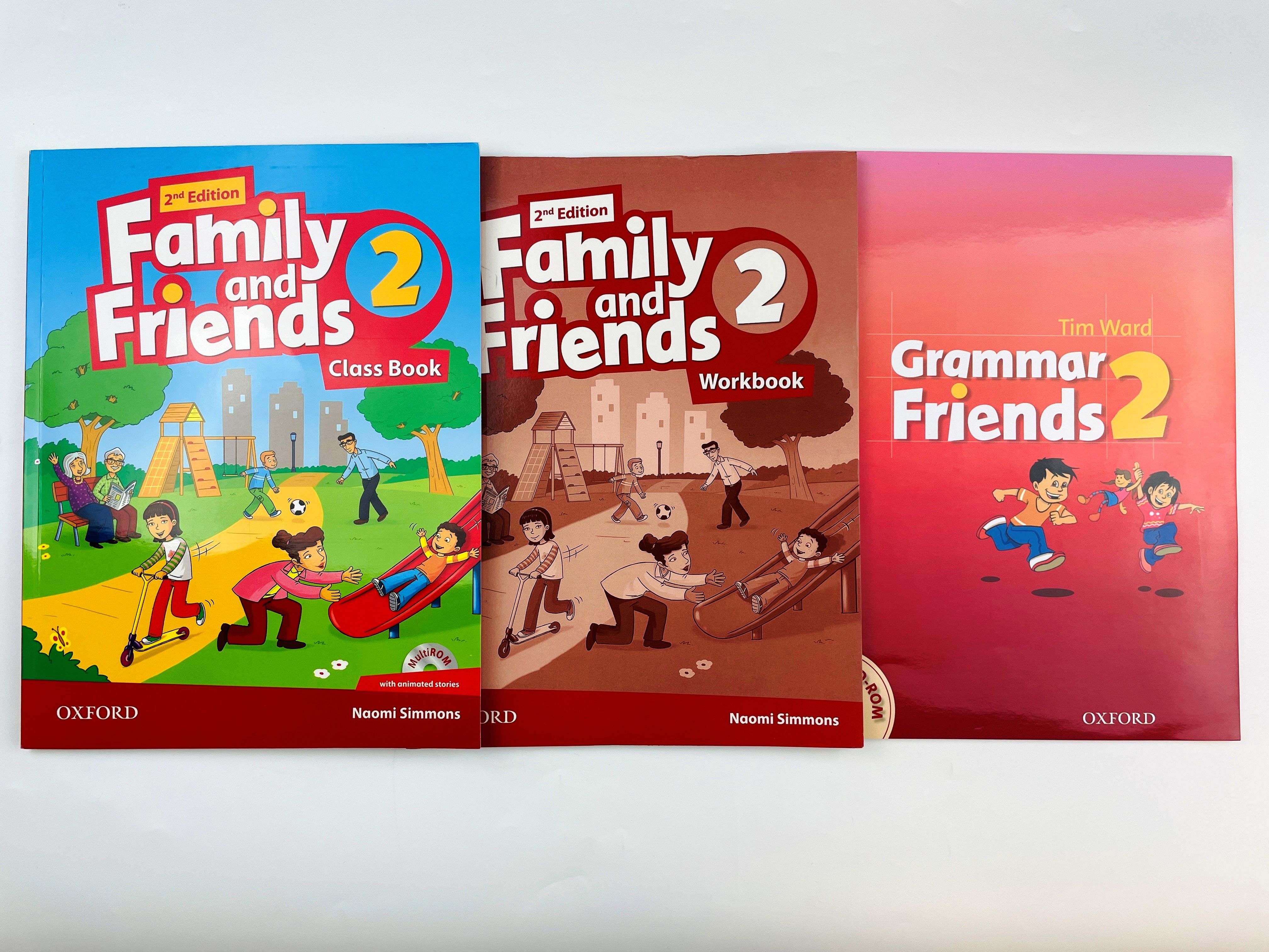 Family and Friends 2 (2nd edition) Class Book + Workbook + Grammar friends  2 + CD | Simmons - купить с доставкой по выгодным ценам в интернет-магазине  OZON (1549167784)