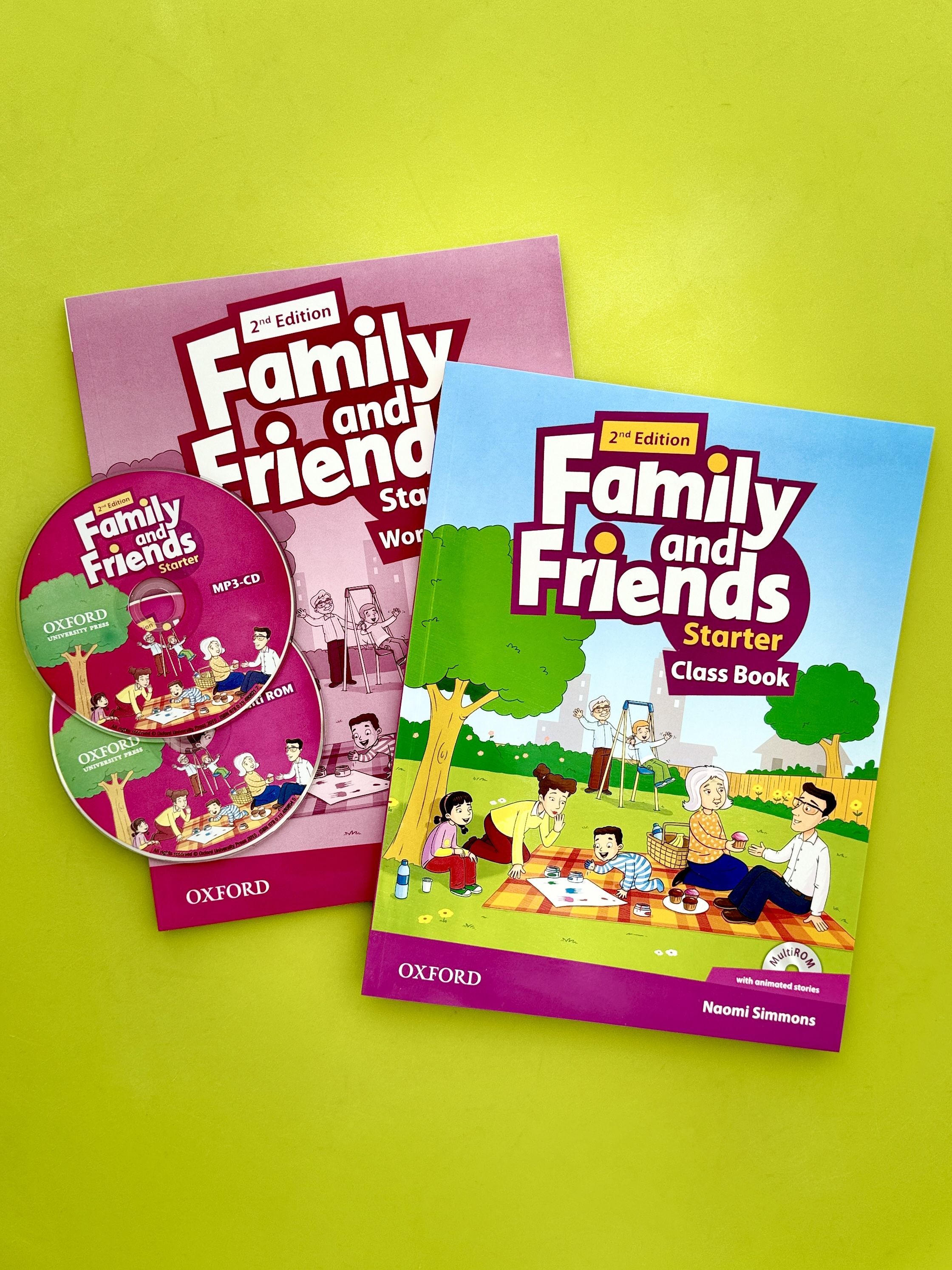 Family and friends Starter (КОМПЛЕКТ): Class book and Workbook + 2CD -  купить с доставкой по выгодным ценам в интернет-магазине OZON (823574062)