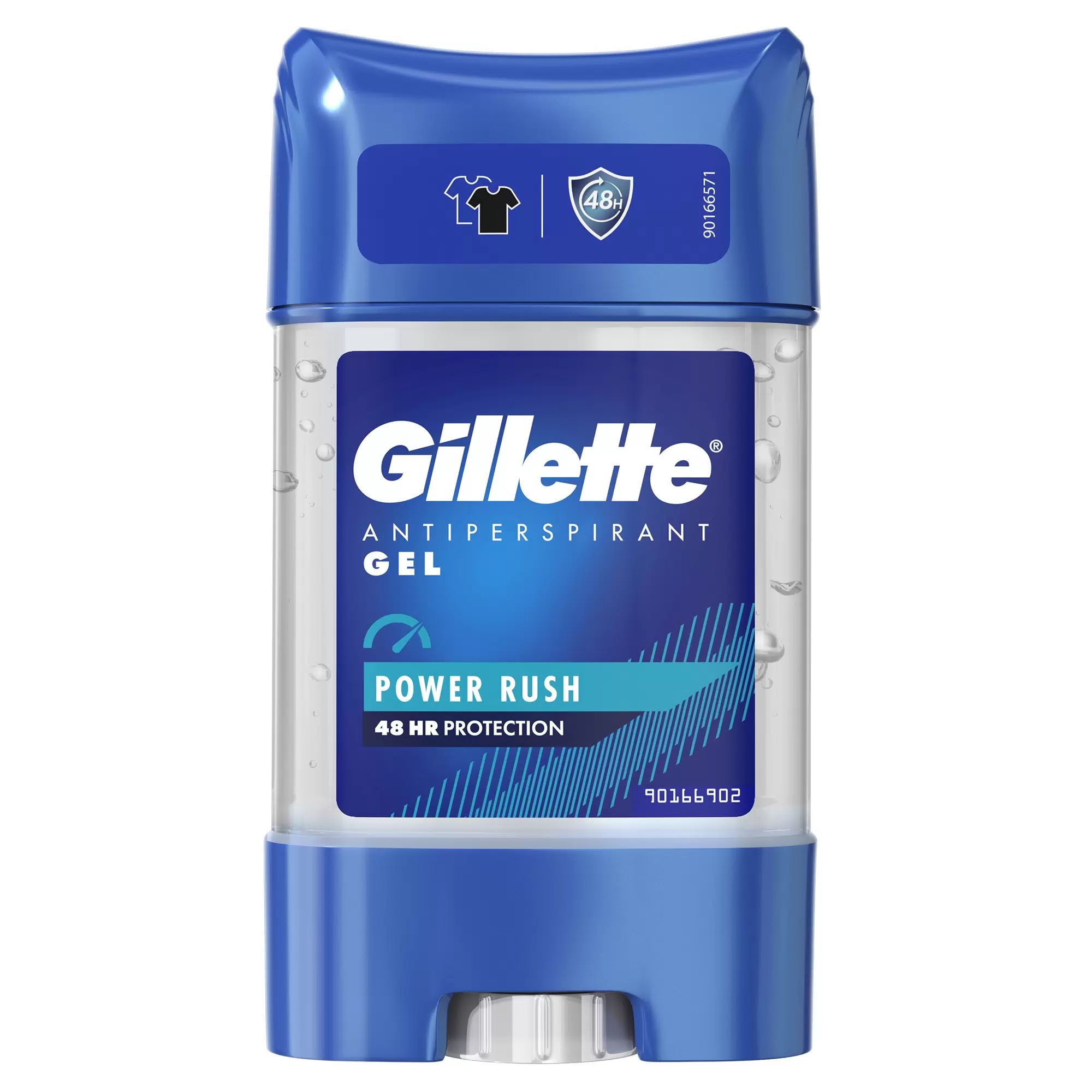 Гелевый дезодорант-антиперспирант Gillette Power Rush, 70мл.