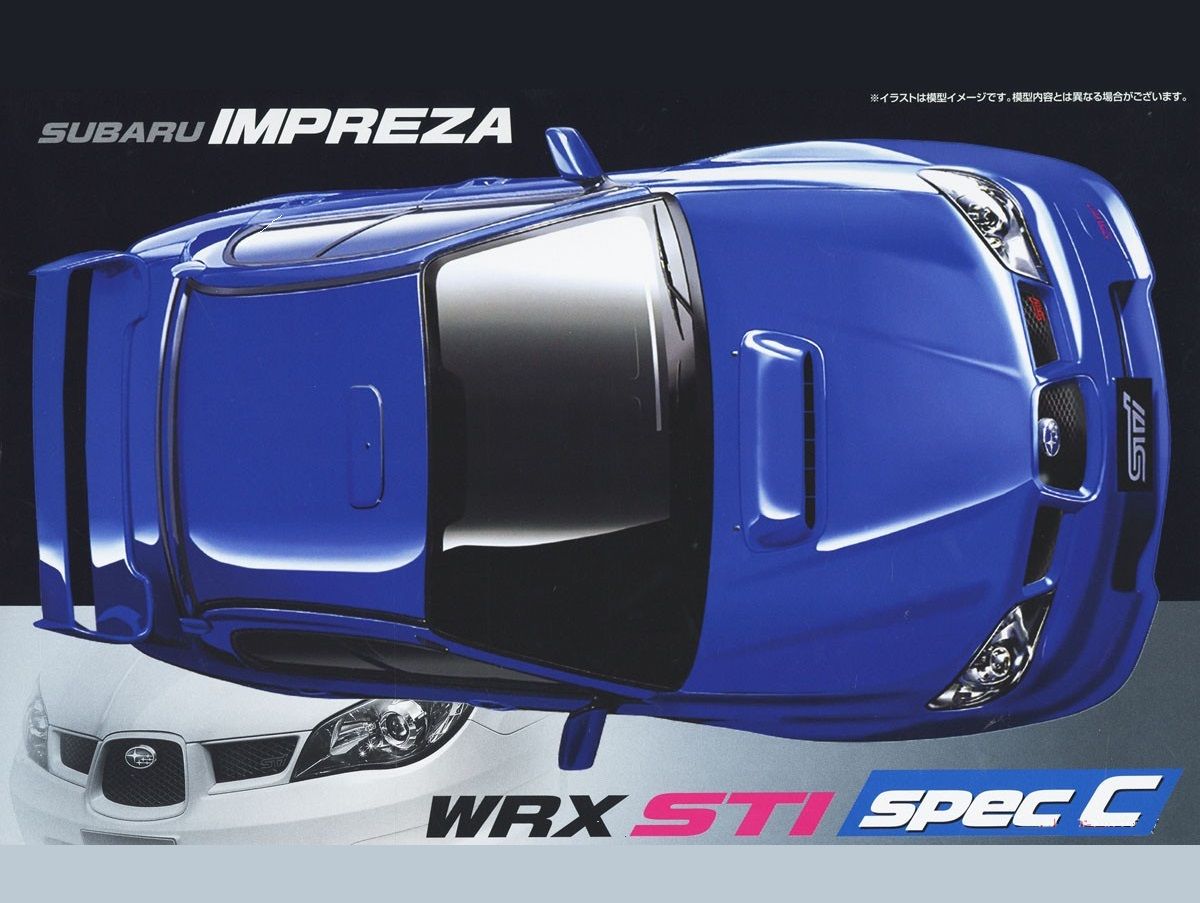 Сборная модель Subaru Impreza Sedan WRX Sti Spec C