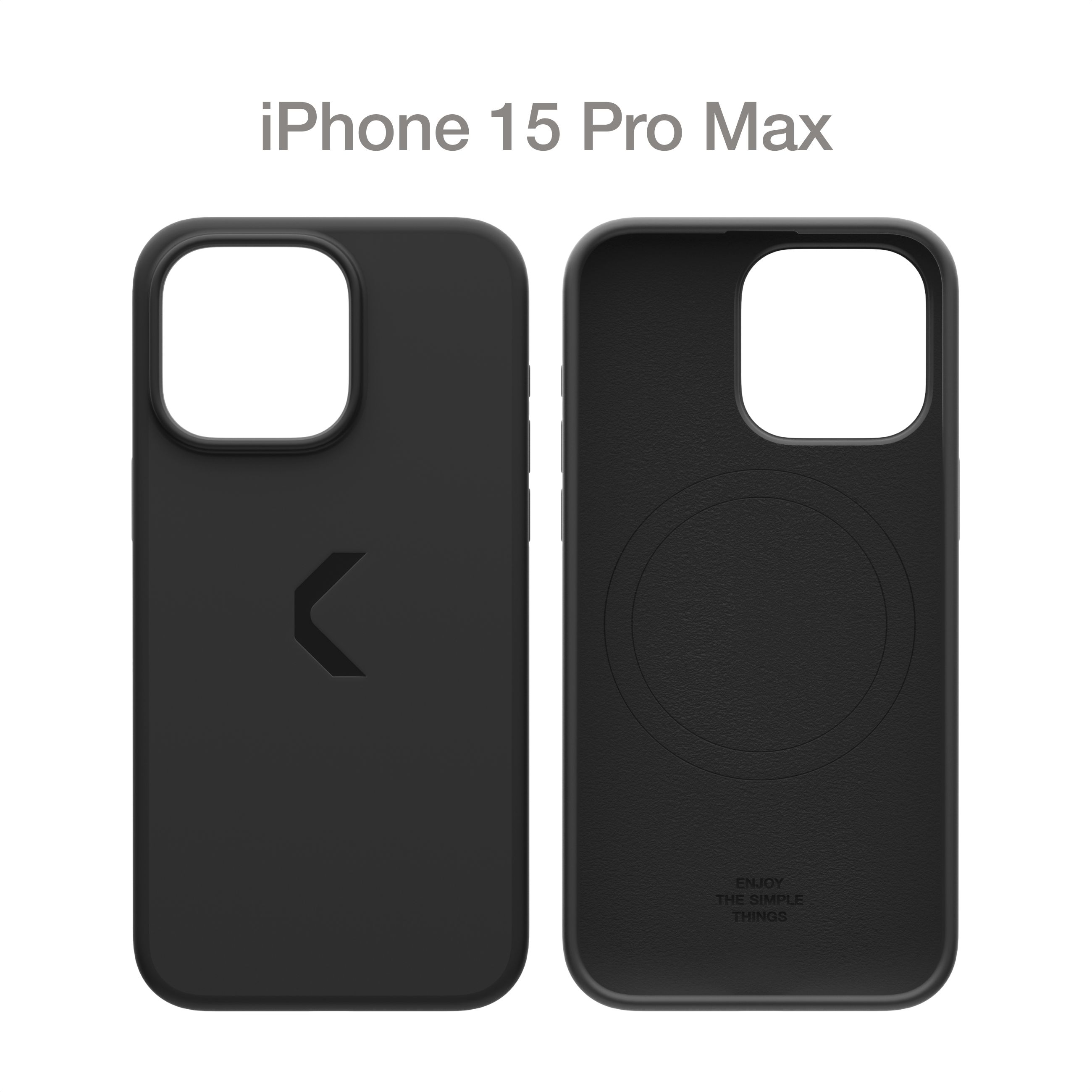 ЗащитныйчехолCOMMOShieldCaseдляiPhone15ProMaxсподдержкойбеспроводнойзарядки,Black