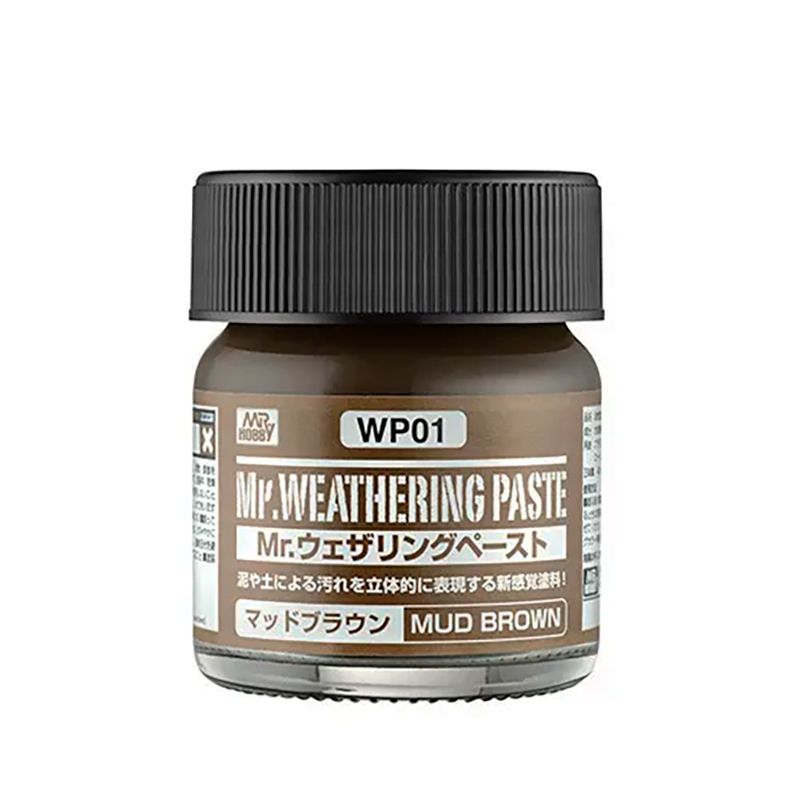 Паста текстурная Mr.Weathering Paste, грунт - грязь коричневая, 40 мл, Mr.Hobby (Япония)