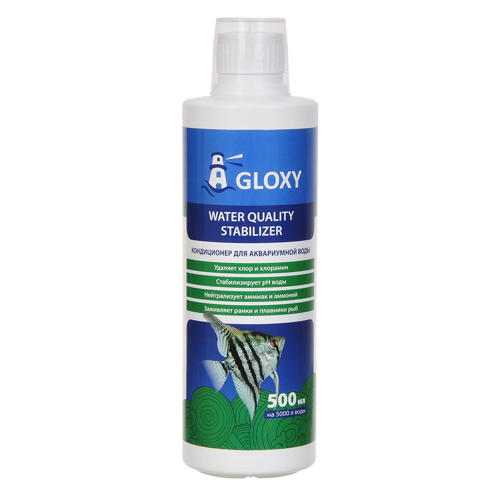 Кондиционер для подготовки воды Gloxy Water Quality Stabilizer 500 мл на 5000 л