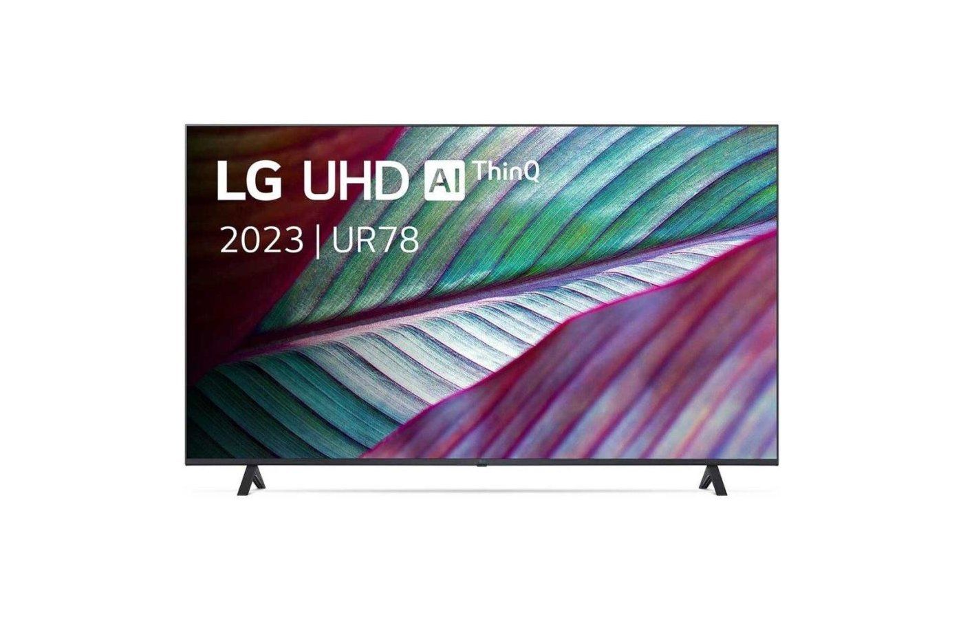 LGТелевизор43UR78006LK.ARUB43"4KUHD,черный