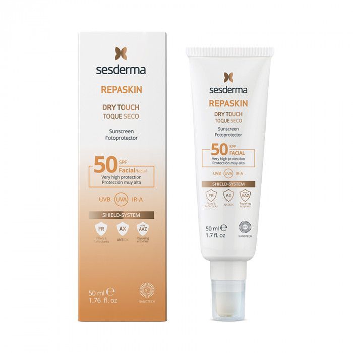 Sesderma(Сесдерма)RepaskinDryTouchFacialsunscreenSPF50Солнцезащитныйкрем-гель50мл