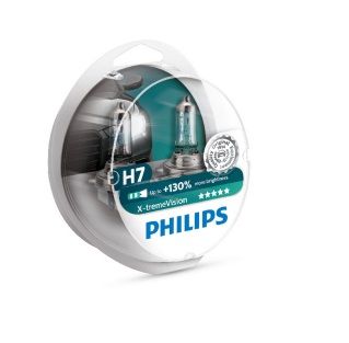 АвтолампаH712v55w+130%яркостиX-TREMEVISION(к-т2шт.)PHILIPS