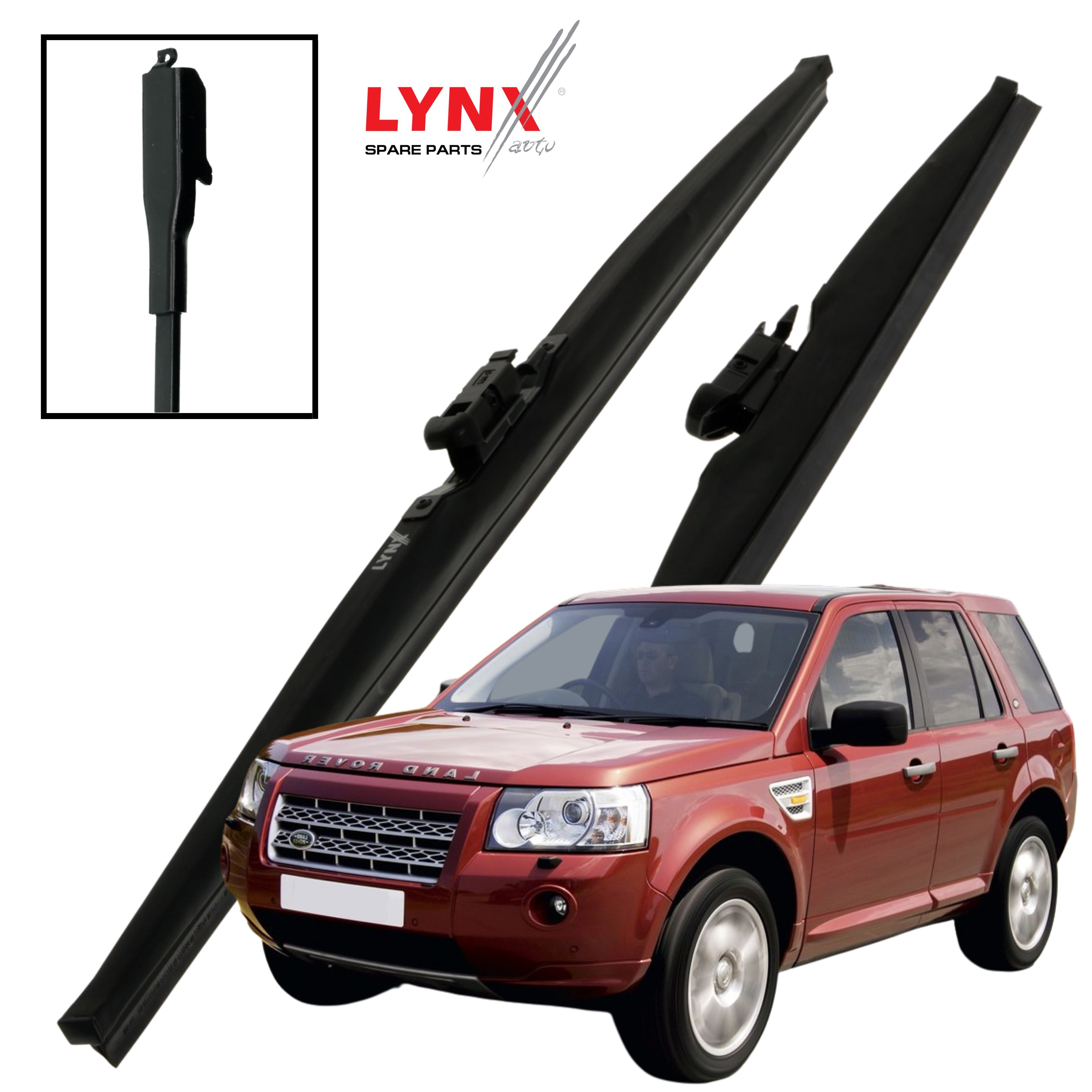 ДворникиLandRoverFreelander(2)L359/ЛендРоверФрилендер5дв.20062007200820092010ЩеткистеклоочистителяЗИМНИЕLYNXauto600мм-500ммк-т2шт.