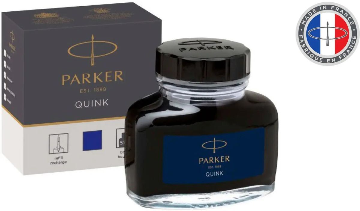 Флакон с чернилами Parker Quink Z13 (CW1950376) синие чернила 57мл для ручек перьевых