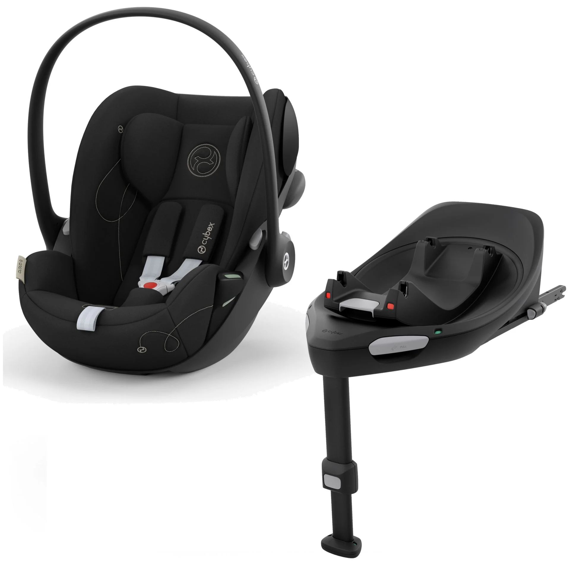 Автокресло Cybex Cloud G i-Size с базой IsoFix Cybex Base G Moon Black