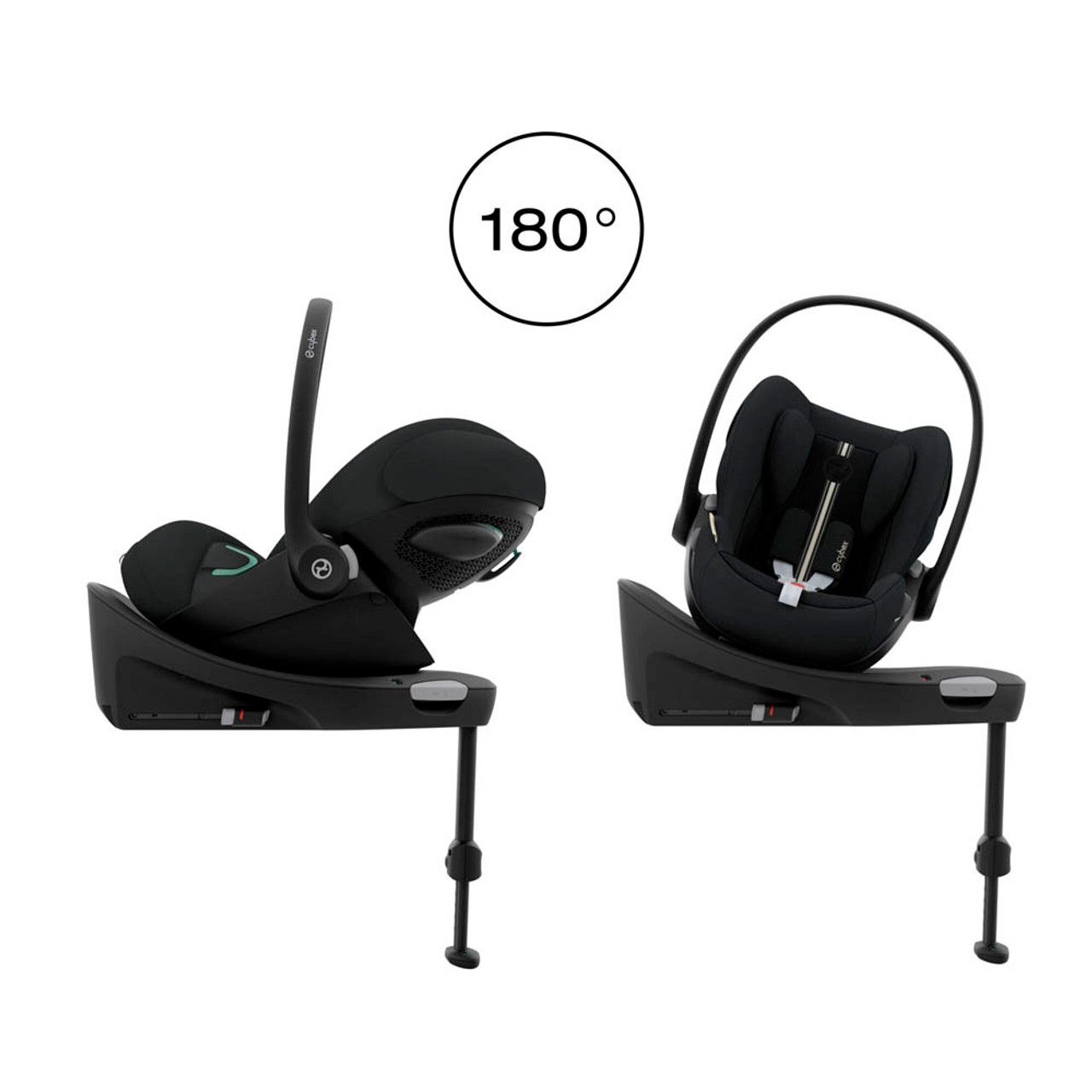 Автокресло Cybex Cloud G i-Size с базой IsoFix Cybex Base G Moon Black Plus