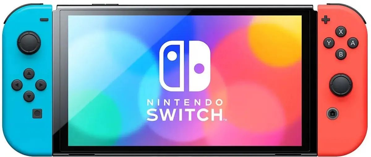 Игровая приставка Nintendo Switch OLED 64 ГБ, синий