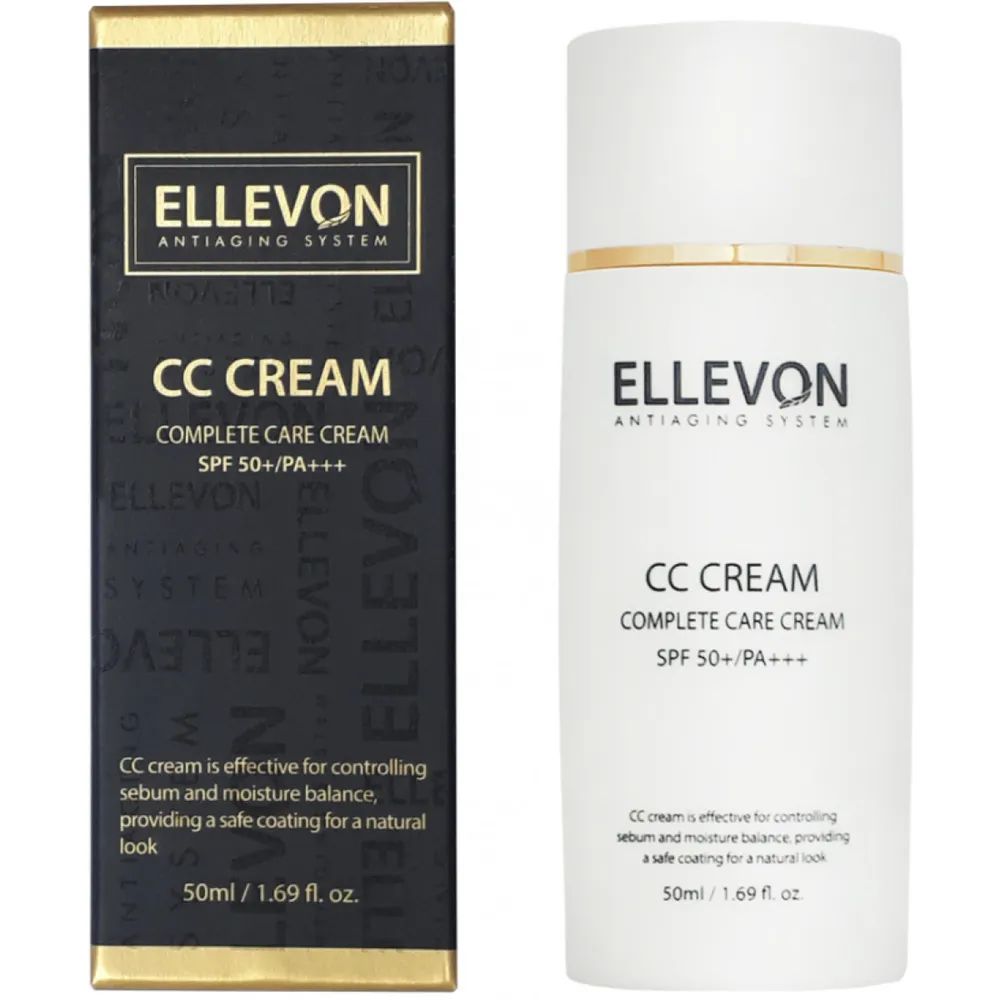 Ellevon - CC крем SPF 50+/PA+++, 50 мл