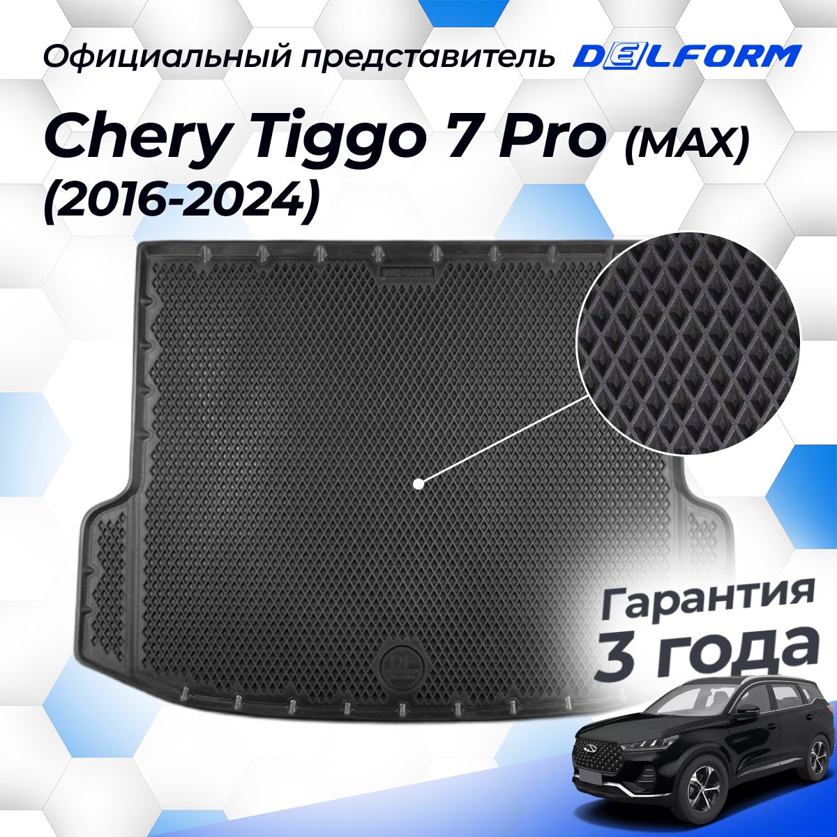 КовриквБагажникCheryTiggo7Pro